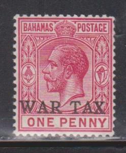 BAHAMAS Scott # MR2 MH - KGV With War Tax Overprint