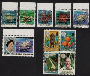 Cook Is. Corals Fruit Ovpt 'O.H.M.S.' 10v 1986 MNH SG#O34-O50 MI#D41-D50