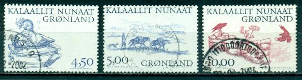 Greenland #380//383  Used VF  CV$11.50   Missing #380