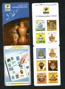 2010- Morocco- Maroc- Traditional pottery- Poterie- Self-Adhesive booklet-Carnet 