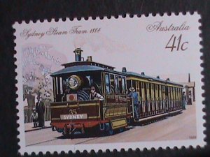 ​AUSTRALIA-1989 SC #1154-8  STREET CARS OF AUSTRALIA  MNH-VERY FINE