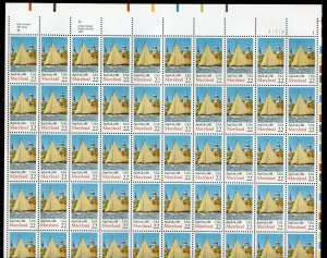 2342 Maryland Statehood Sheet of 50 22¢ Stamps MNH