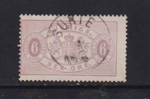 Sweden - #O16 used, cat. $ 60.00