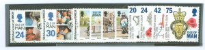Isle of Man #701/715A Mint (NH)