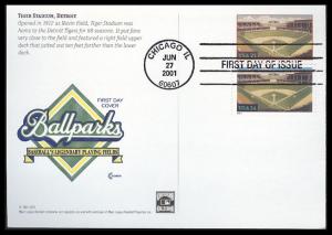 #UX366 Tiger Stadium Combo Covercraft FDC