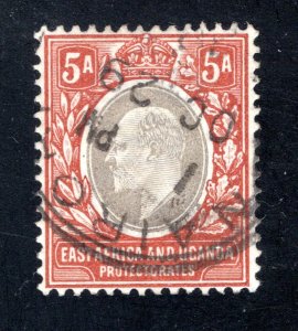 British East Africa & Uganda Protectorate  #7, F/VF, Used, CV $60.00 ....1760006