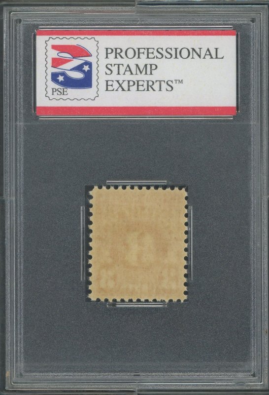 USA J82b - 3 cent Scarlet Dry Printing - PSE Graded Slab - XF/Sup 95 Mint OGnh