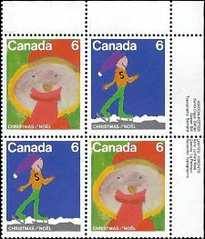 CANADA   # 675a MNH UPPER RIGHT PLATE BLOCK (2)