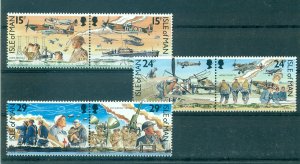 Isle of Man - Sc# 427a-31a. 1990 50th Ann. Battle of Britain. MNH $4.70..