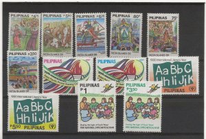 Philippines 1989-90   5 sets (12 stamps)    MNH