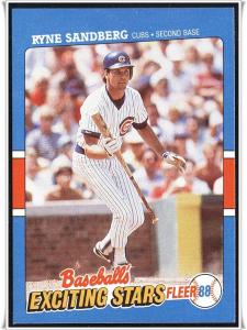 1988 Fleer Baseball's Exciting Stars #32	Ryne Sandberg 