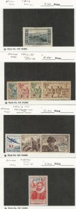 Algeria, Postage Stamp, #B17, B32-5, B43-5, B46 Mint, 1930-46, JFZ 