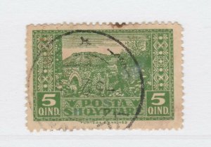 A3P18F40 Albania 1922 5q used