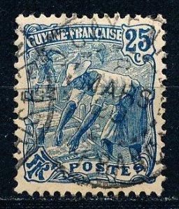 French Guiana #61 Single Used