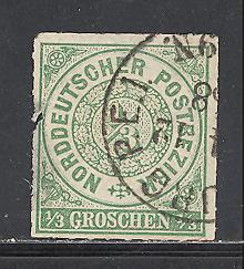 Germany - North German Confed. - Sc # 2 used (RS)