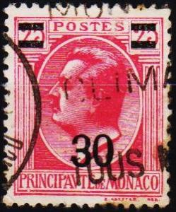 Monaco.1926 30c on 25c S.G.106 Fine Used