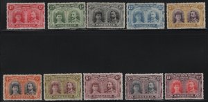 Rhodesia Scott # 101 - 10 VF OG previously hinged nice color cv $435 ! see pic !