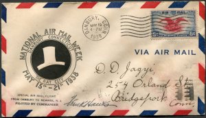 C23 on National Air Mail Week May 15-21, 1938 Covers, One Signed by Frank Hawks