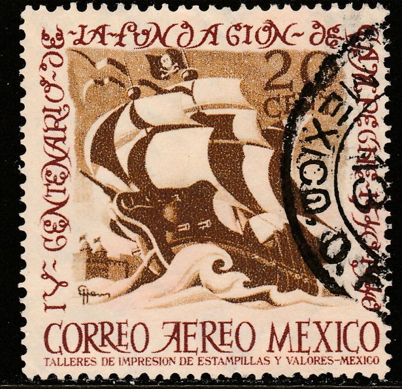 MEXICO C111,  20cts 400th Anniversary of Campeche. USED. VF. (880)