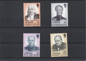 Jersey 1974 - Anniversaries - SG 111 - 114 MNH