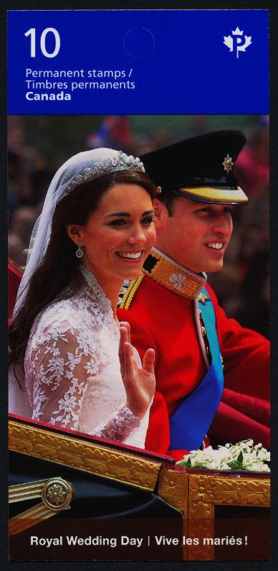 Canada 2478a Booklet MNH Royal Wedding Day, Prince William & Catherine