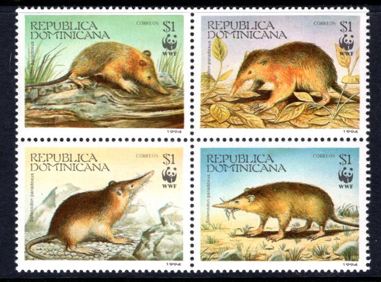 Dominican Republic 1158 Mammals MNH VF