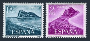 Spain 1579-1580, MNH. Michel 1823-1824. Rock of Gibraltar, 1969.