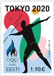 Estonia 2021 MNH Stamps Scott 952 Sport Olympic Games Tokyo