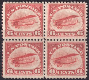 #C1 Mint LH, VF, Block of 4 (CV $220+) (CV $55 - ID30429) - Joseph Luft