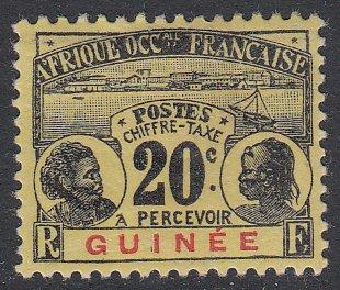 French Guinea J11 MH CV $8.00