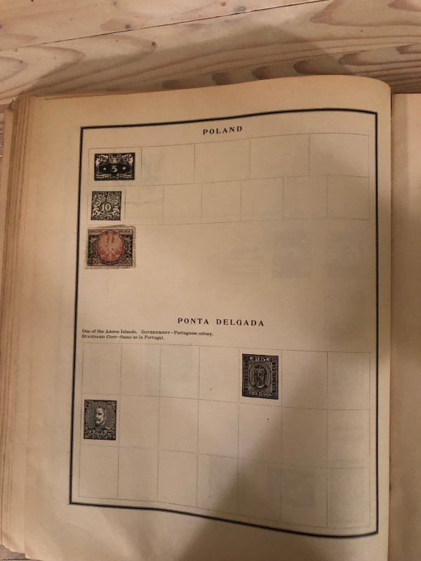 Modern Stamp Album Circa 1921