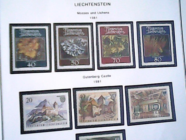 1981  Liechtenstein  MNH  full page auction