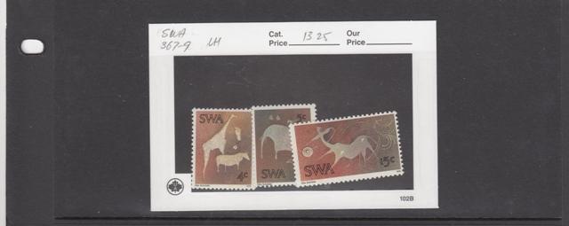 South West Africa 367-9 mint