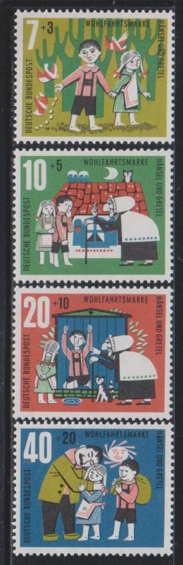 Germany,  Hansel and Gretel (SC# B376-B379) MNH SET