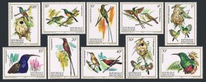 Rwanda 1130-1139,MNH.Michel 1214-1223. Nectar-sucking birds,1983.