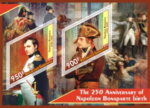 Stamps. Famous people. Napoleon Bonaparte  2019 year 1+1 sheets perforated