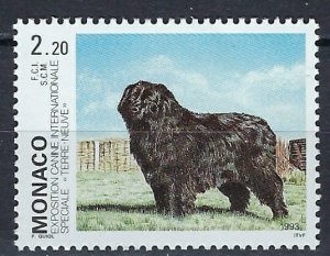 Monaco 1855 MNH 1993 Dogs (ak2891)