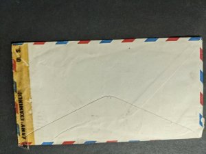 APO 829 FORT DAVIS, CANAL ZONE 1945 Censored WWII Army Cover 75th AAA brigade 