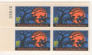 1548: Sleepy Hollow - Plate Block - MNH - 35619-UL