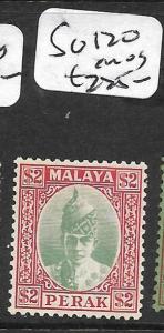 MALAYA PERAK (PP0110B)  SULTAN $2.00  SG 120  MOG