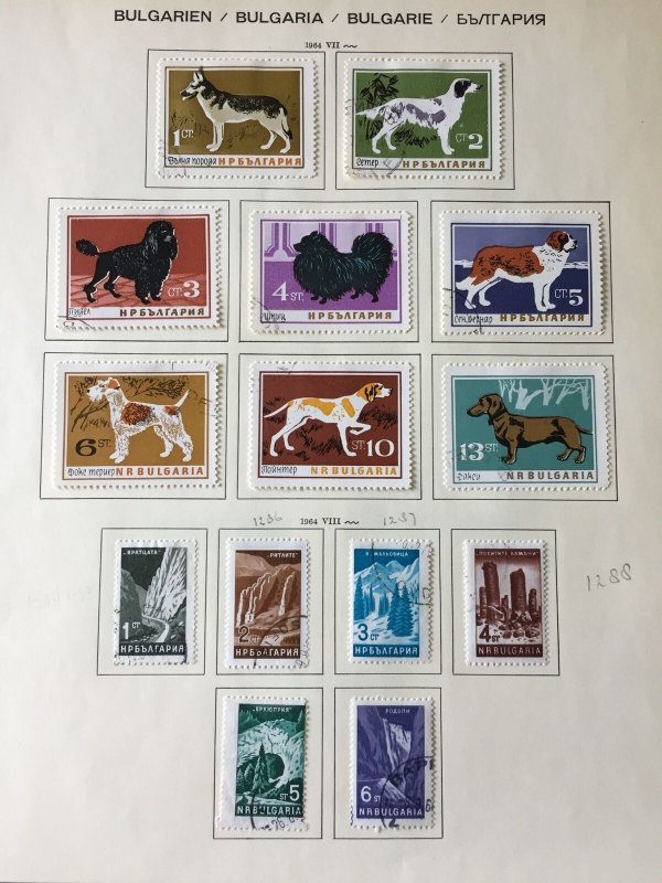 BULGARIA 1964/65 Fish Birds Sport Used on Pages (Apx 110+ Items) Apr 526 