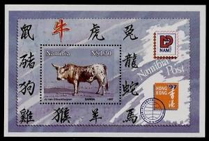 Namibia 819a MNH Animal, Bull, Hong Kong '97