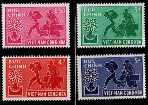South Viet-Nam Scott 132-135 MNH** World Refugee Year WRY set