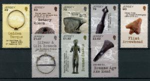 Jersey 2017 MNH Ancient Artefacts 8v Set History & Archaeology Stamps
