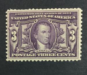 US #325 MINT OG NH $185 LOT #5594