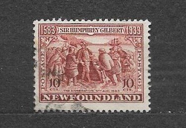 CANADA-NEWFOUNDLAND-1933, Sc#220, USED. VF, ANNEXATION OF NEWFOUNDLAND.