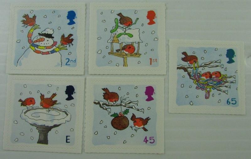 Great Britain SC #2002-2006 Illustrated Art - Winter Scenes MNH  stamps