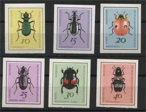 DDR, INSECTS IMPERFORATED SET MINT NEVER HINGED