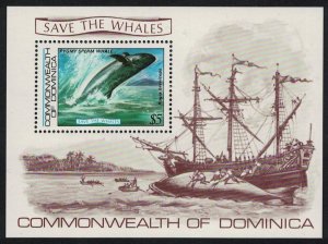 Dominica Save the Whales MS 1983 MNH SG#MS843