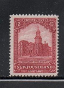 Canada Newfoundland Sc 154 1928 12 c Post Office Bldg stamp mint